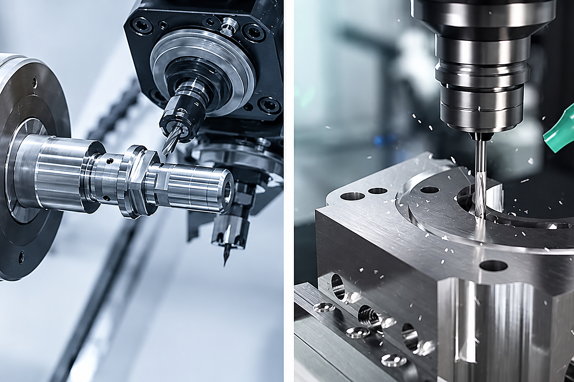 CNC turning and milling components